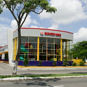 Where kids are king, or maybe a lot like large hamsters. This fast food outlet was almost destroyed by Hurricane Isador, but was one of the first damaged buildings to be rebuilt better than ever. Yum. <a href=></a>