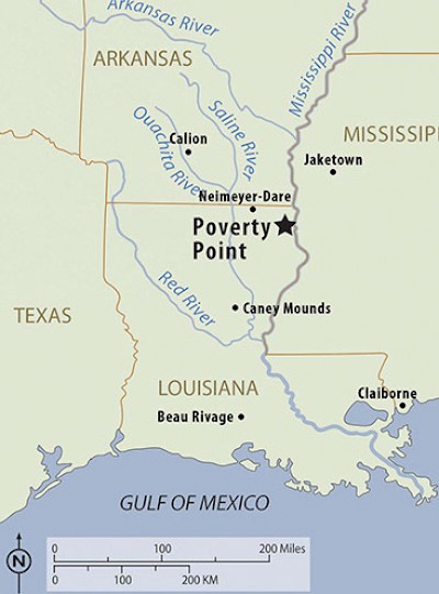 Poverty Point in Louisiana <a href=></a>