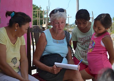 Sharon Helgason of the Chicxulub Food Bank near Progreso, Yucatan, Mexico <a href=></a>