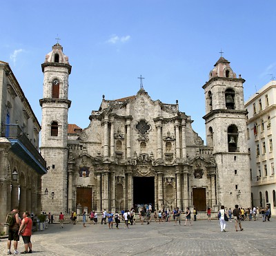 Our Lady of Immaculate Conception Cathedral where President Obama met with Cardinal Jamie Ortega. <a href=></a>