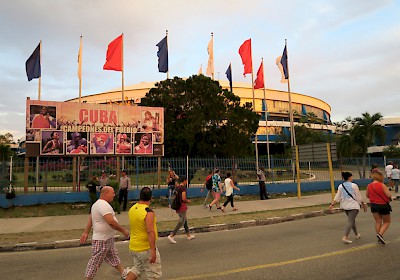 Major stadium associated with Ciudad Desportes (Sports City), the site of the Rolling Stones concert. <a href=></a>