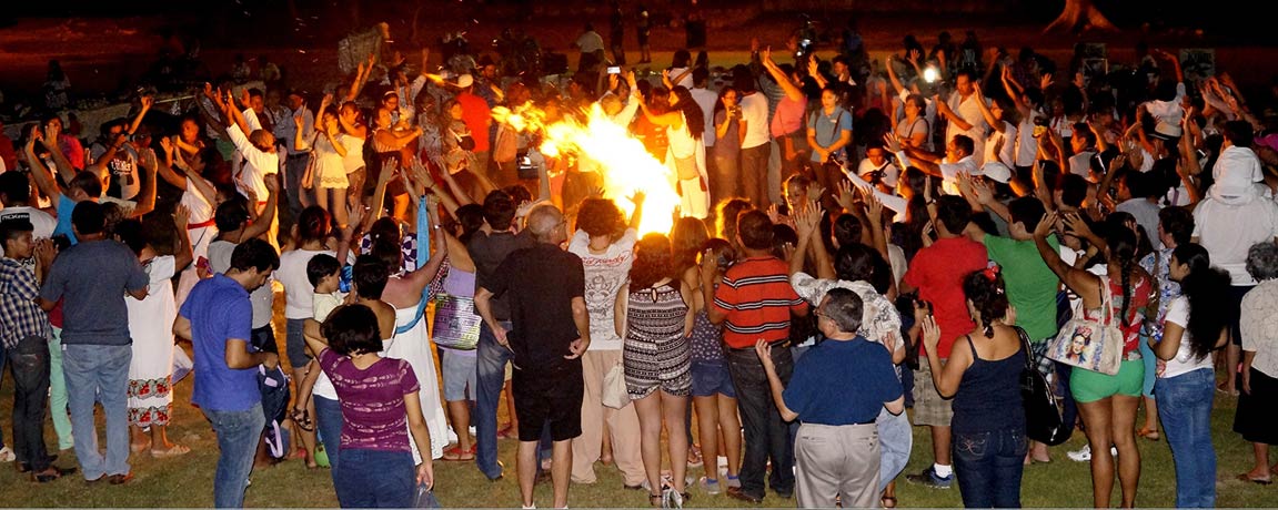 Lighting Up the Maya New Year