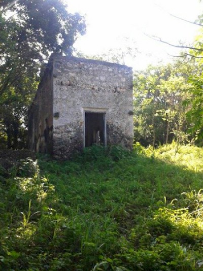 Old hacienda building on the property in Uayma <a href=></a>
