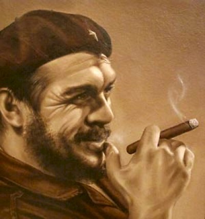 Che smoking a Cigar - Havana, Cuba <a href=></a>