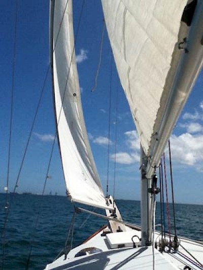 Sailing off of the Yucatan Gulf Coast <a href=></a>
