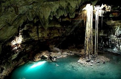 Cenote in Yucatan Mexico <a href=></a>