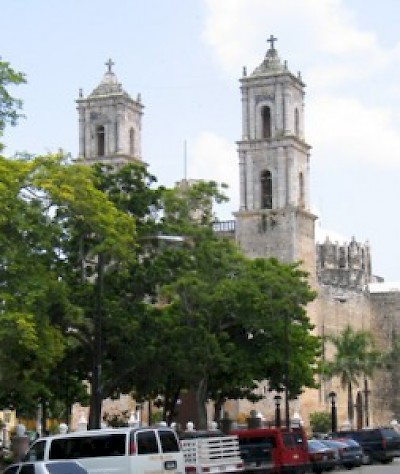 cathedral in Valladolid Yucatan <a href=></a>
